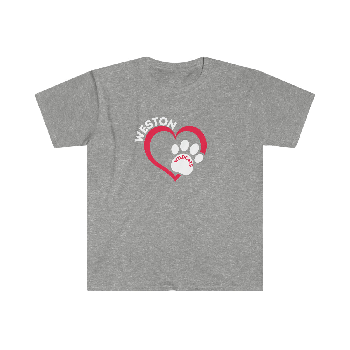 Love Weston Wildcats Unisex Softstyle T-Shirt