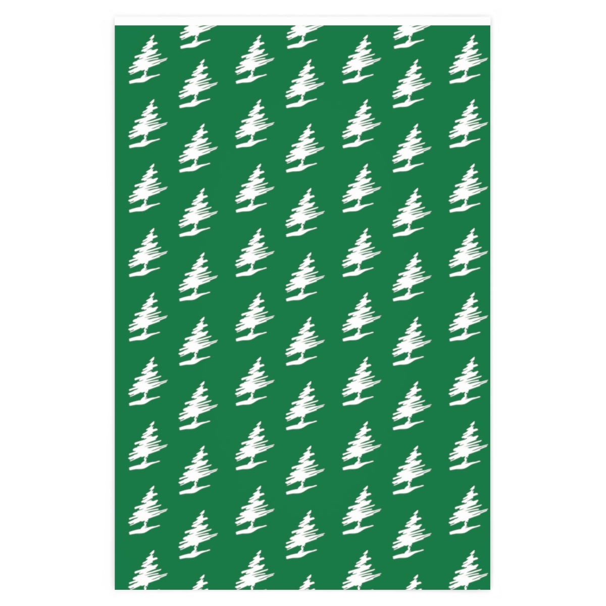 Everest Gift Wrapping Paper Green