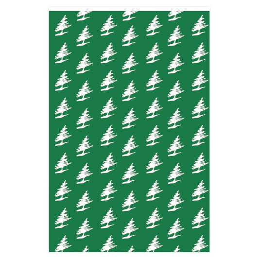 Everest Gift Wrapping Paper Green