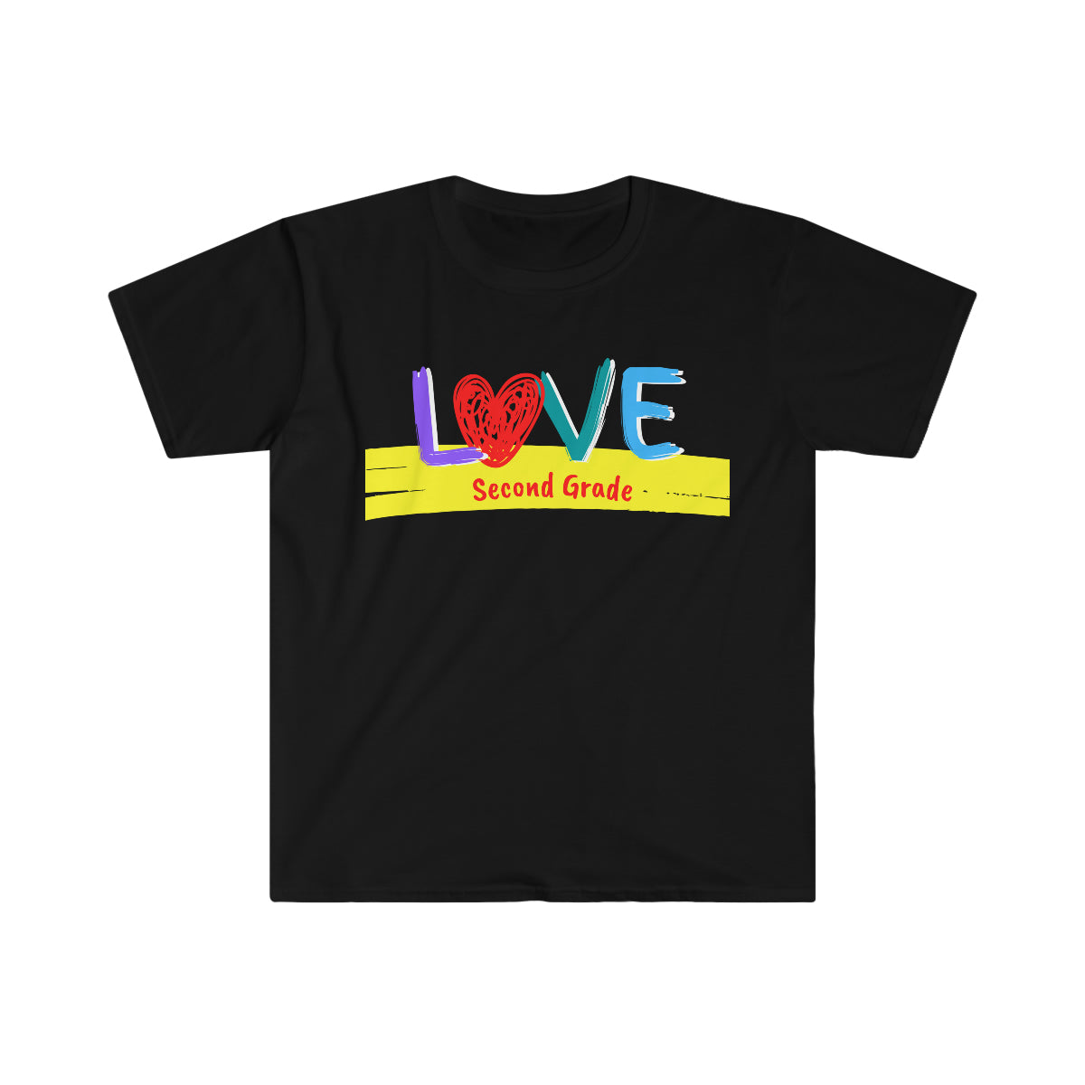 Love 2nd Grade Unisex Softstyle T-Shirt