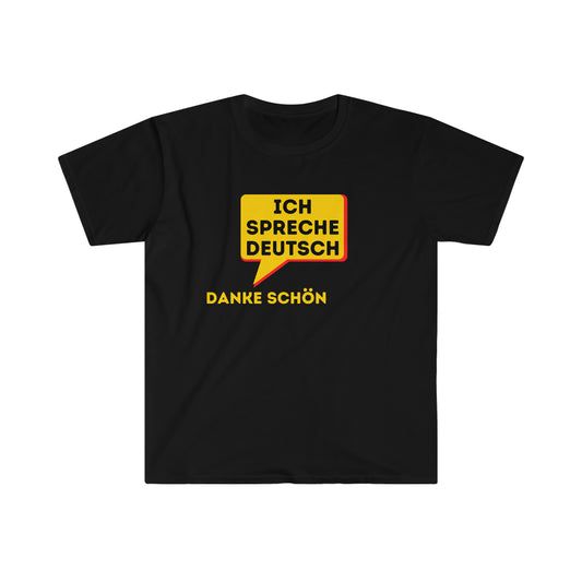 I Speak German Unisex Softstyle T-Shirt