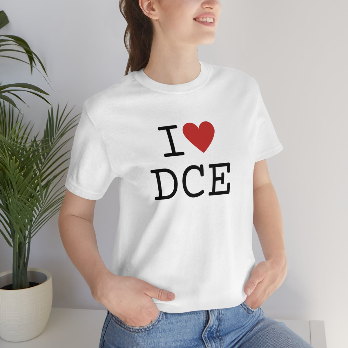 I (Heart) DCE Unisex Jersey Short Sleeve Tee