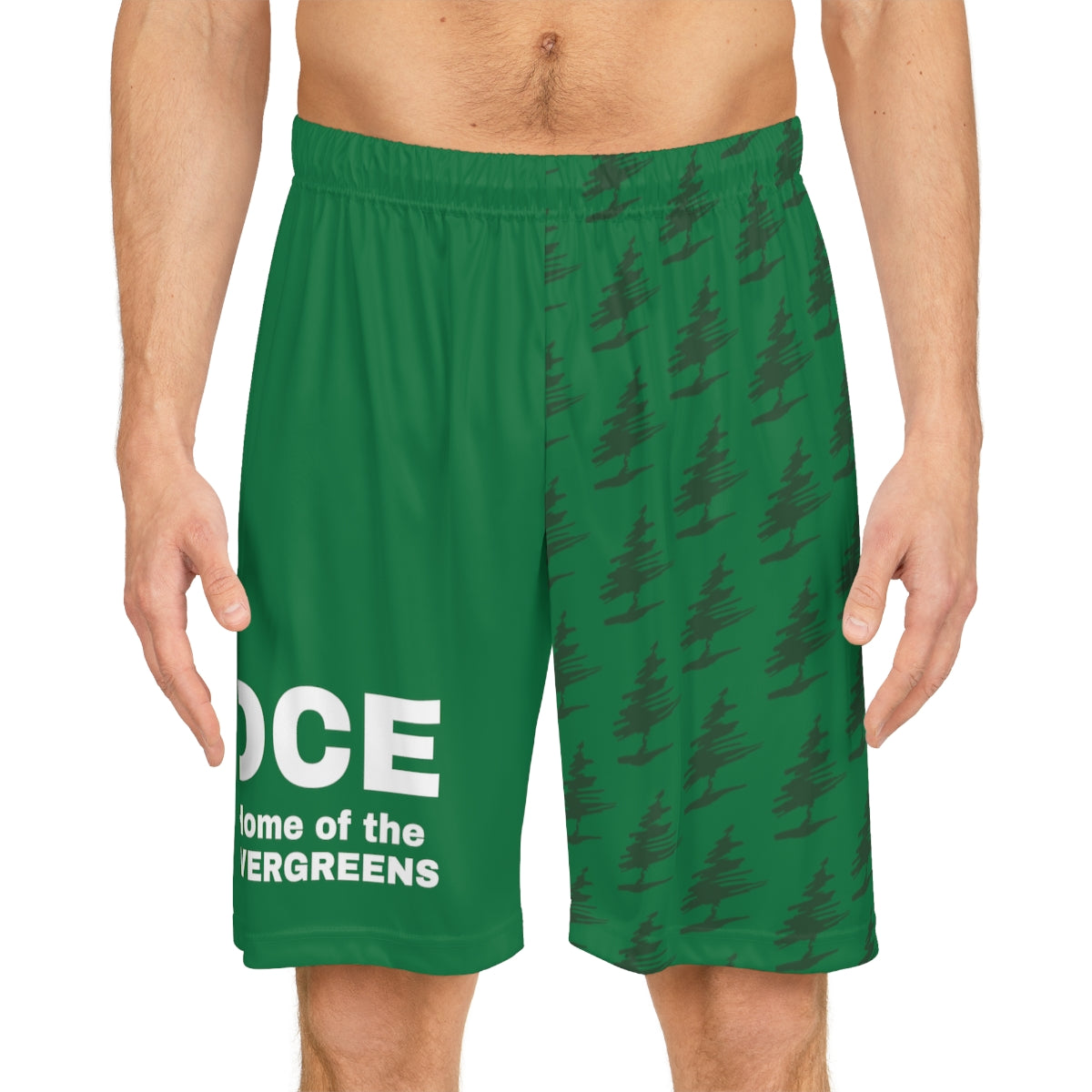 Home of the Evergreens Basketball Shorts