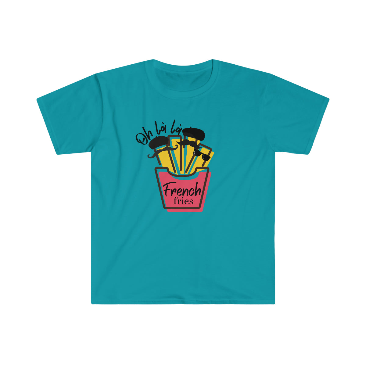 Oh La La French Fries Unisex Softstyle T-Shirt