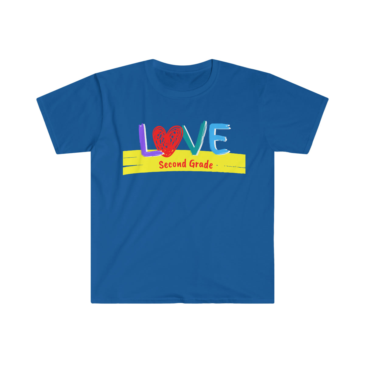 Love 2nd Grade Unisex Softstyle T-Shirt