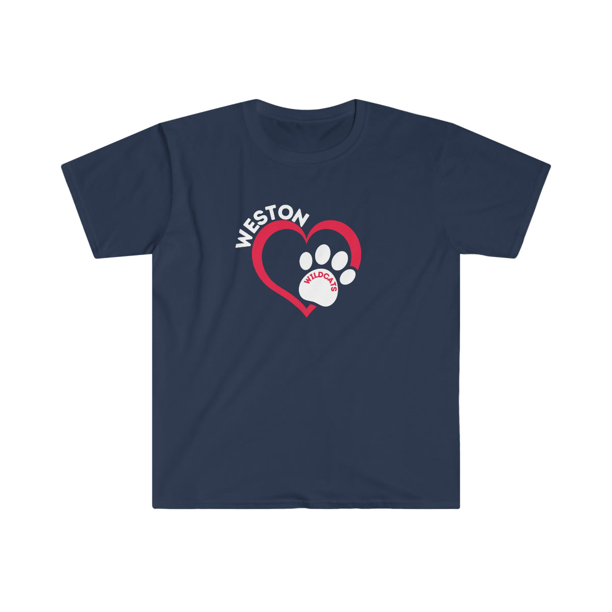 Love Weston Wildcats Unisex Softstyle T-Shirt