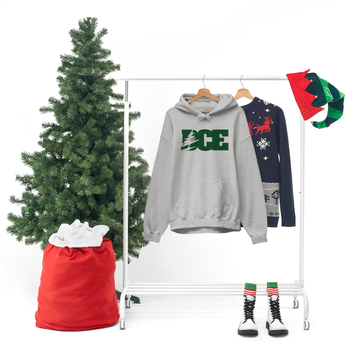 DCE Tree Cut Out Unisex Heavy Blend™ Hooded Sweatshirt