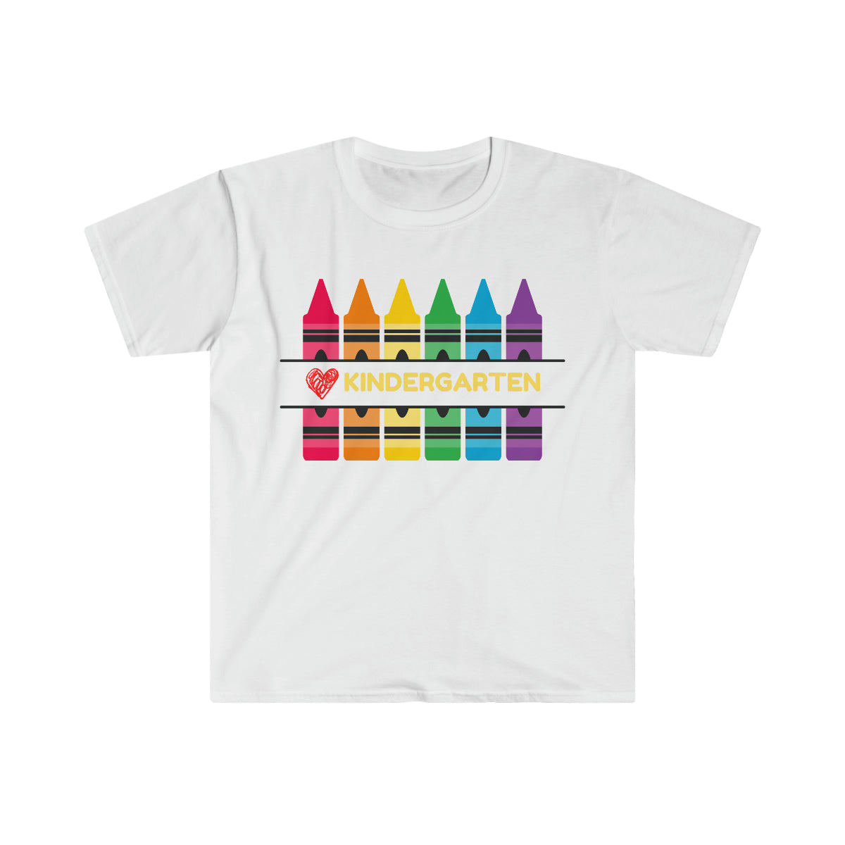 Love Kindergarten Unisex Softstyle T-Shirt