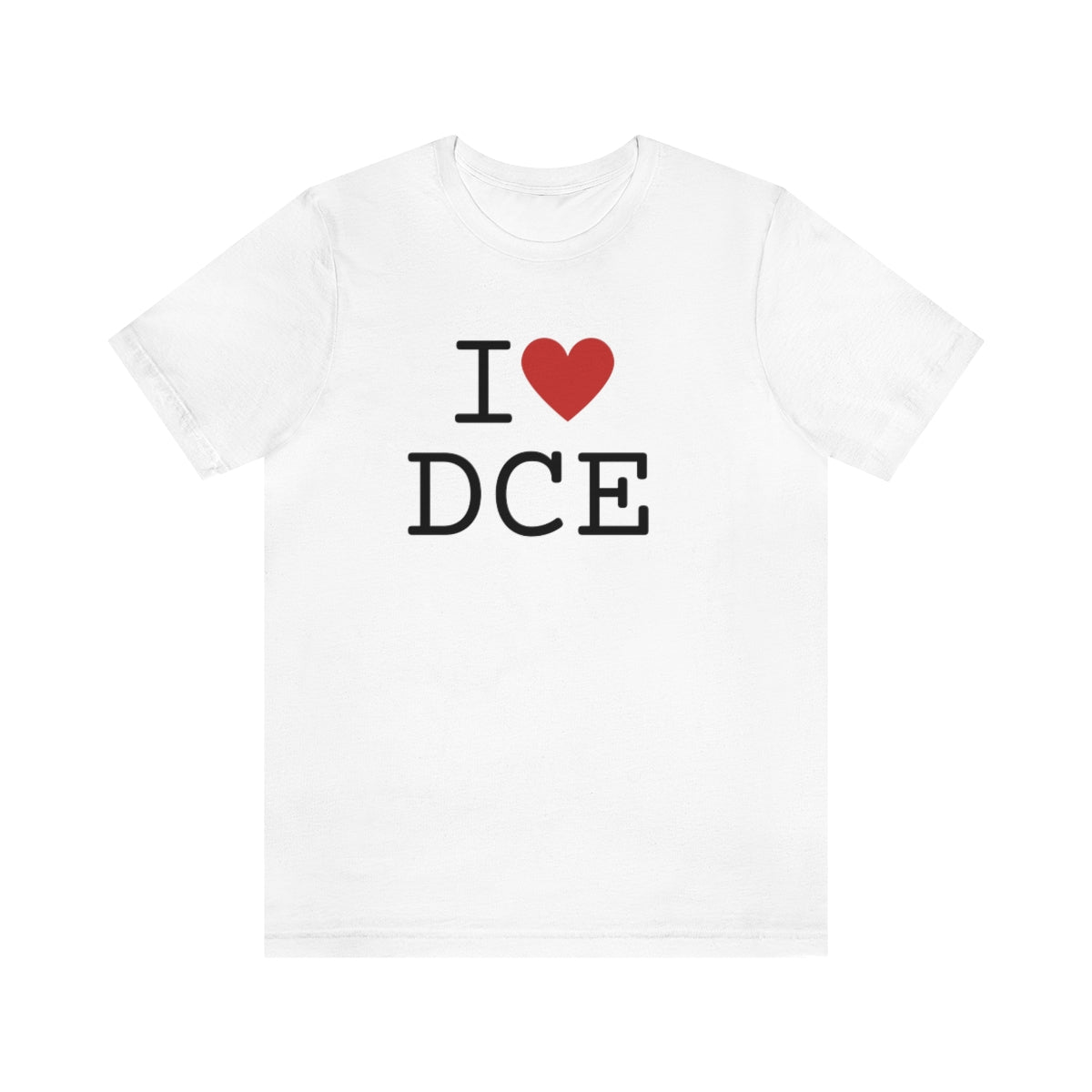 I (Heart) DCE Unisex Jersey Short Sleeve Tee