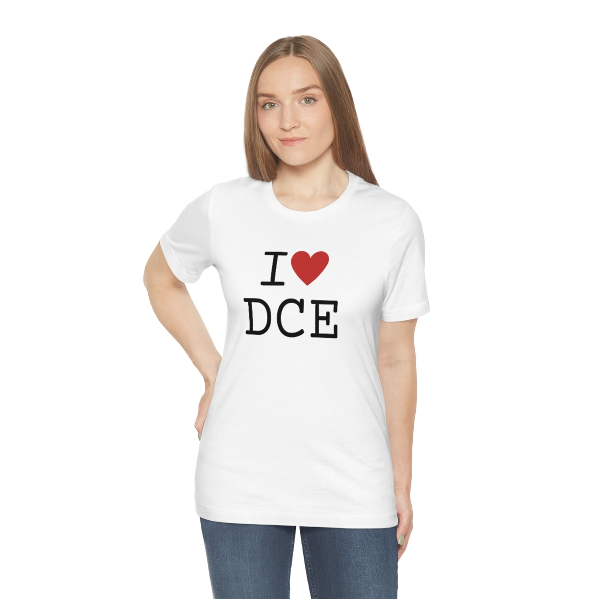 I (Heart) DCE Unisex Jersey Short Sleeve Tee