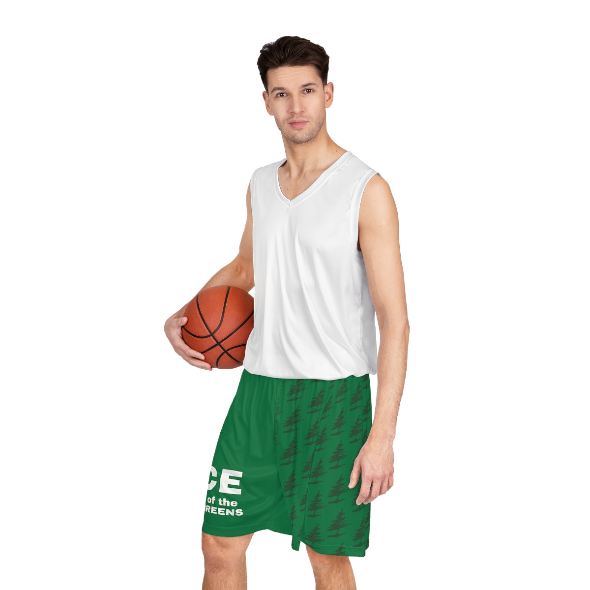 Home of the Evergreens Basketball Shorts