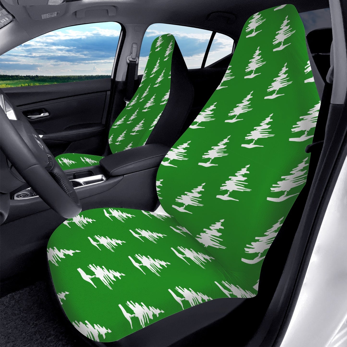 Microfiber Car Seats Cover 2Pcs