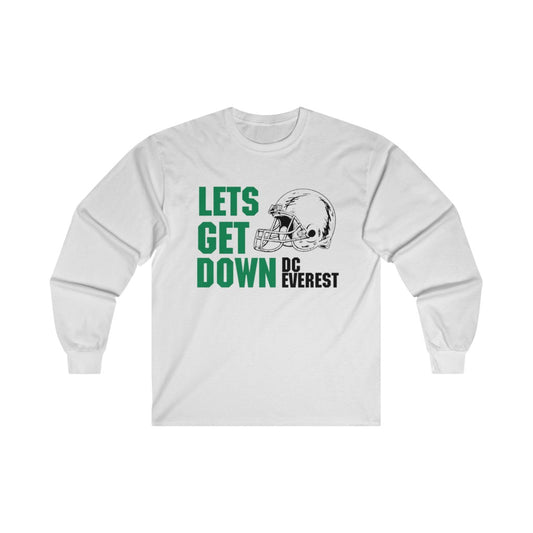 Lets Get Down Football Long Sleeve