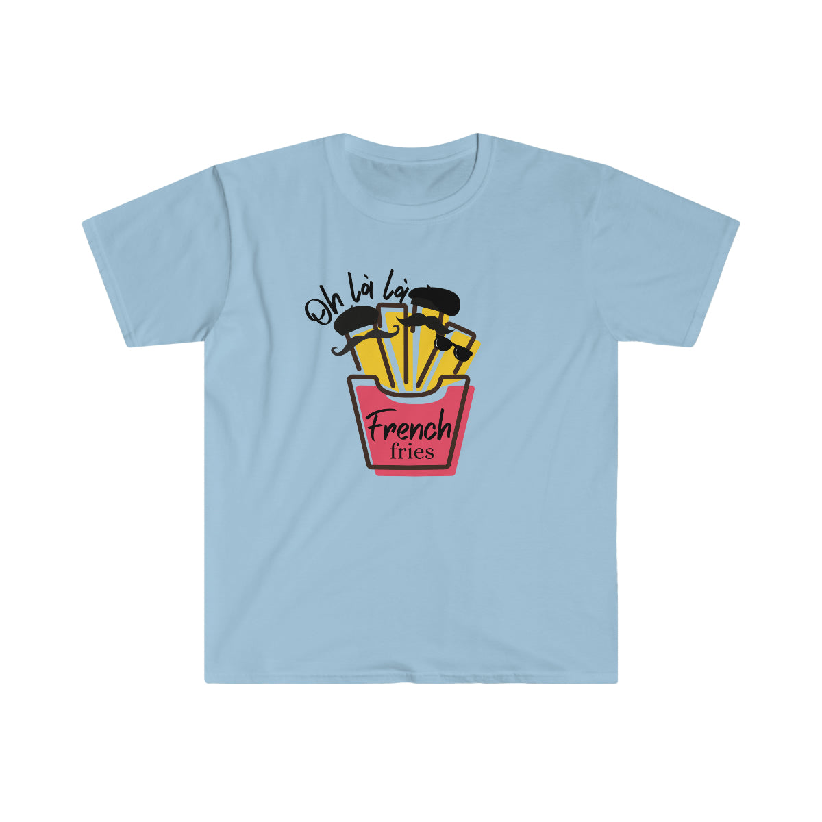 Oh La La French Fries Unisex Softstyle T-Shirt