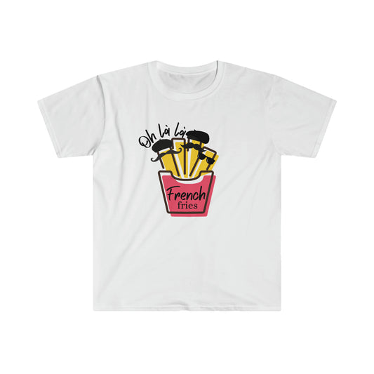 Oh La La French Fries Unisex Softstyle T-Shirt