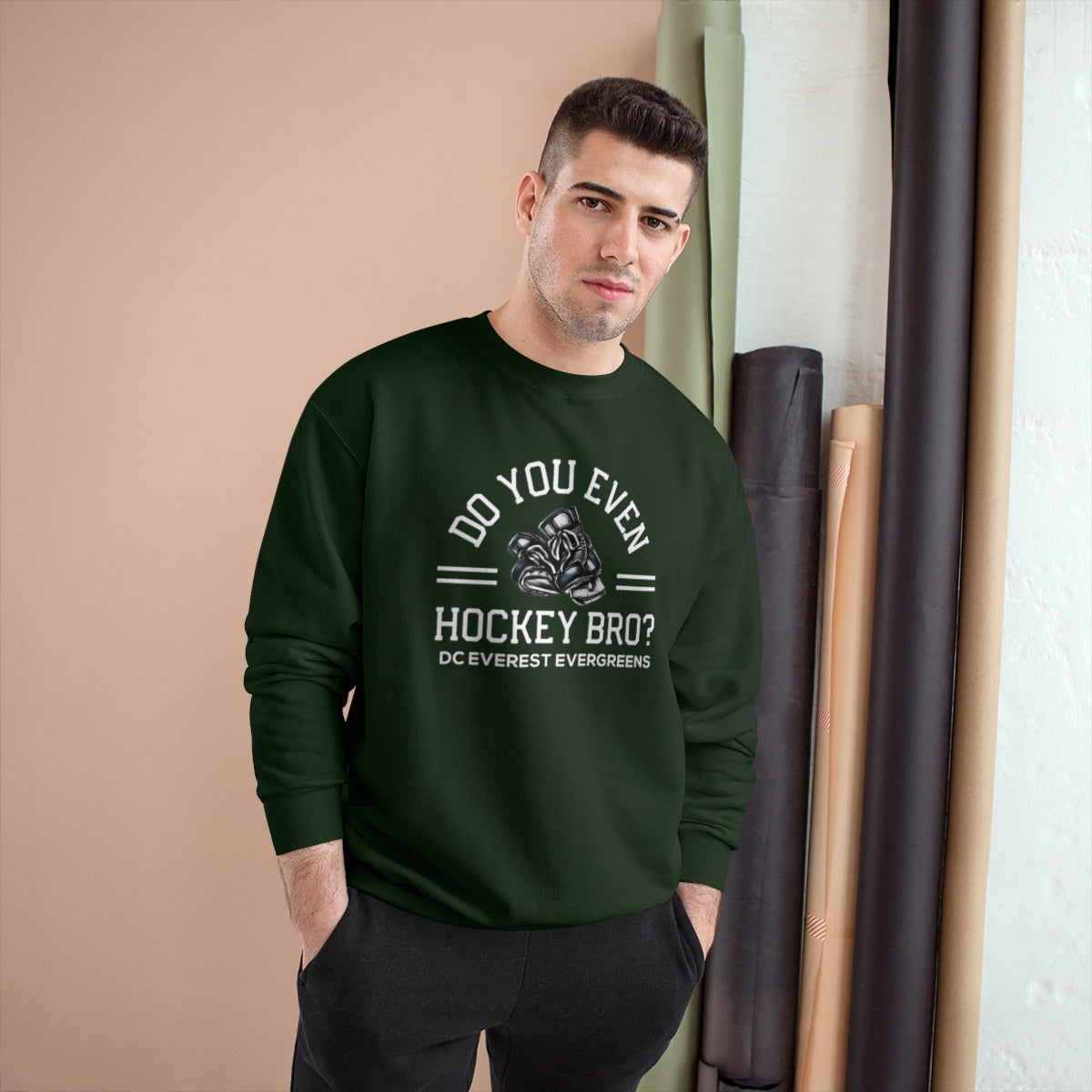 Do You Even Hockey Bro? Champion Sweatshirt