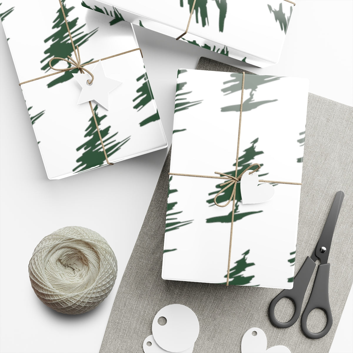 Everest Gift Wrapping Paper White