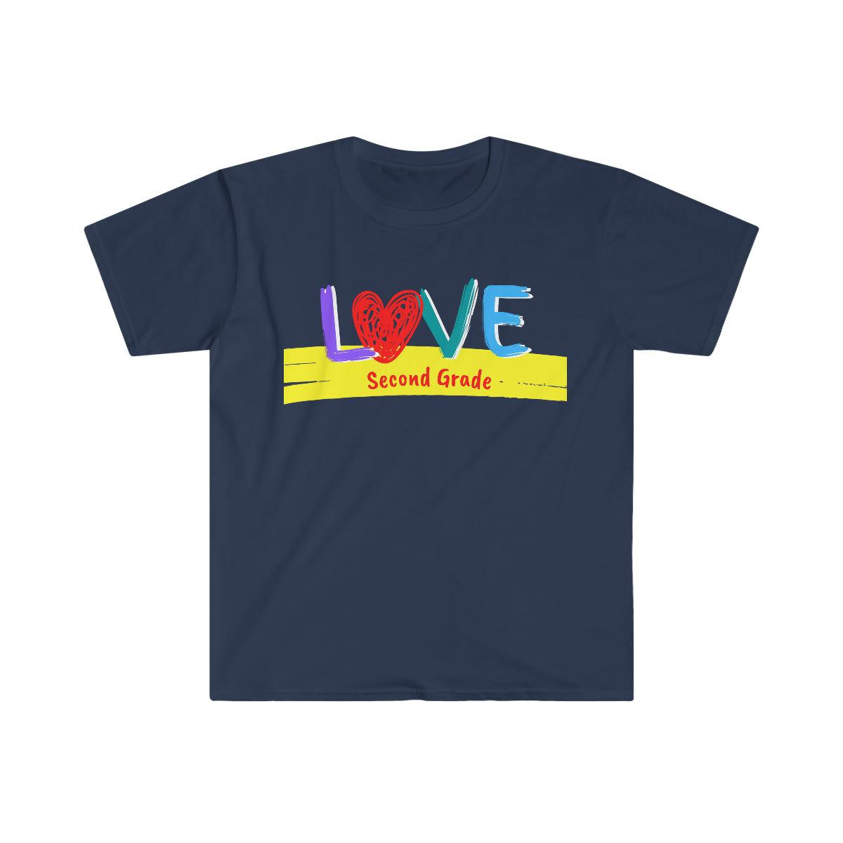 Love 2nd Grade Unisex Softstyle T-Shirt