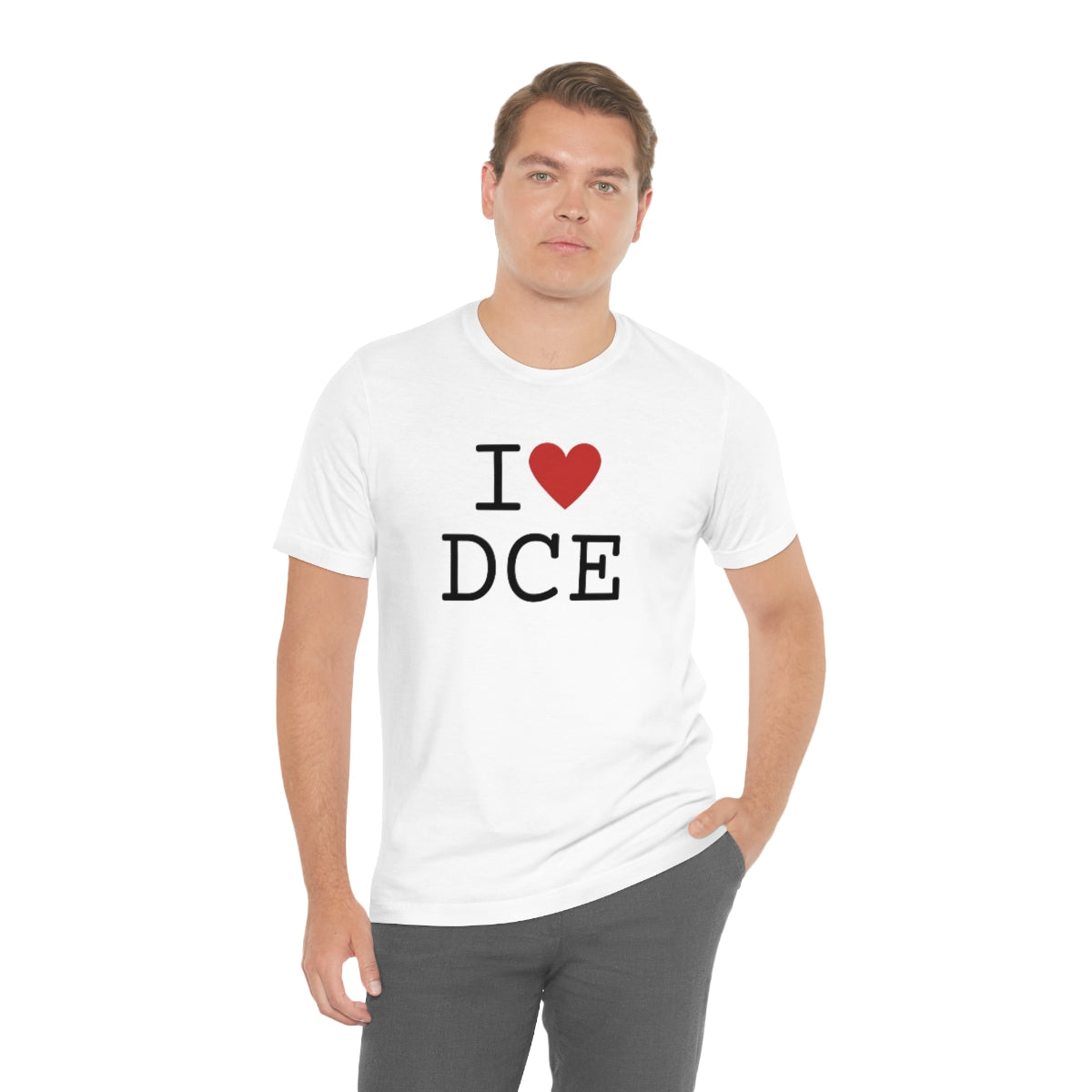 I (Heart) DCE Unisex Jersey Short Sleeve Tee